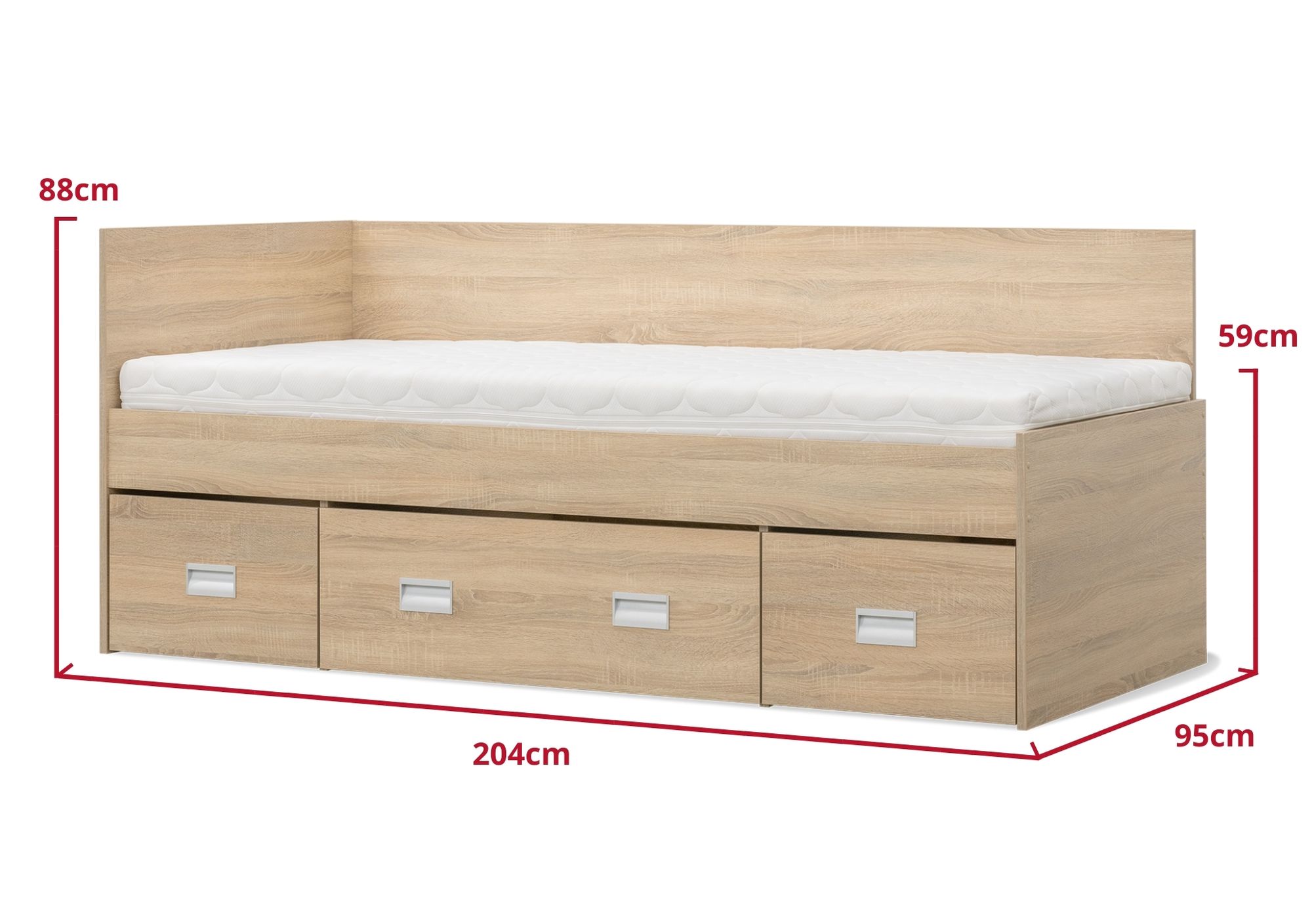 Rozměry postele LOTA